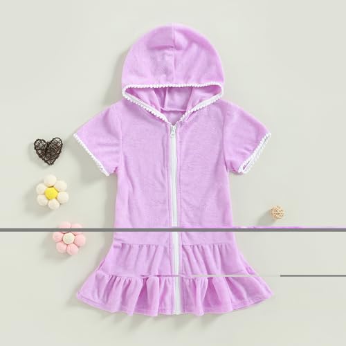 Toddler Little Girl Swim Cover Up Beach Towel Robe Bathing Suit Cover Ups Swimsuit Summer Baby Beach Essentials2