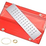 NEWTRY 0.26-2.80mm Wire Draw Plate 39 Holes Stainless Steel Drawing Plate for Jewelry Making