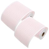 FUNNETOYU 2 Rollos De Papel Para Electrocardiograma Papel Cuadriculado
