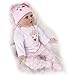 ZIYIUI Reborn Baby Dolls 22''/55cm Reborn Doll Girl Vinyl Soft Silicone Realistic Handmade Newborn Reborn Babies Boy and Girl Toys Reborn Toddler Xmas Gifts