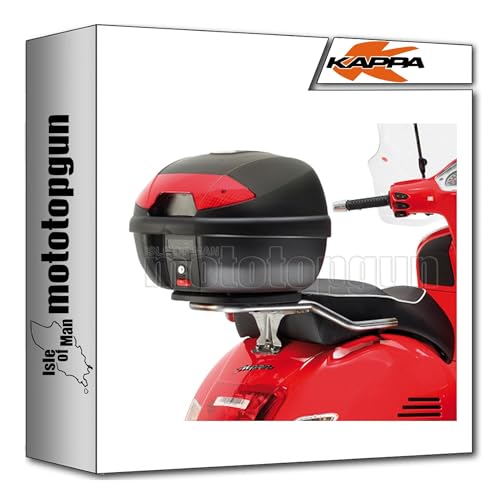 Support Monolock Kappa KR131 cromo porte-bagages Piaggio Vespa GTS 125 150 300 Super 2008-2022