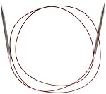 ChiaoGoo Red Lace Circular 60 inch (152cm) Stainless Steel Knitting Needle Size US 5 (3.75mm) 7060-5