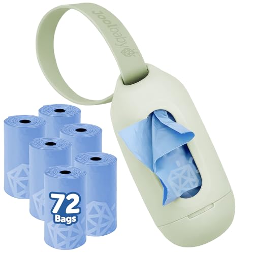 Image of Jool Baby Disposable Diaper Bag Dispenser (Sage) + 6 Refill Rolls (Lavender-Scented) - Attaches to Stroller or Diaper Bag for On-the-Go Convenience