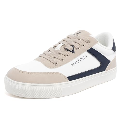 Image of Nautica Men's Casual Shoe, Classic Lace-Up Low Top Loafer, Fashion Sneaker - in Medium & Wide Width Sizes