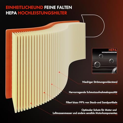 Filtro de aire de recambio EX539601AA para Frankberg X152 6
