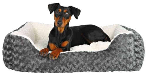 TRIXIE Kuschelbett Kaline 50 x 40 cm grau/Creme