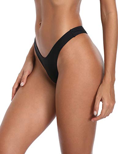 Women's Thong Bikini Bottom Sexy High Cut Swimwear2