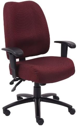 Aaria Collection Dido Multi-Function 3 Paddle Task Chair / Burgundy