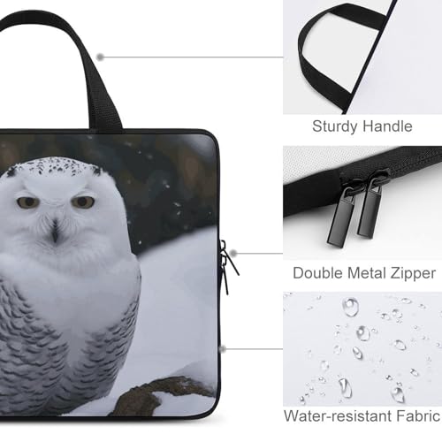 Housse ordinateur 13 pouces antichoc et imperméable imprimé hibou - 3