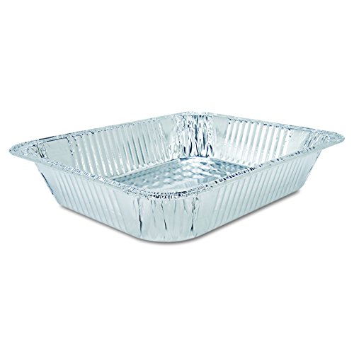 boardwalk bwksteamfldp aluminum pan full size steam table deep 50carton