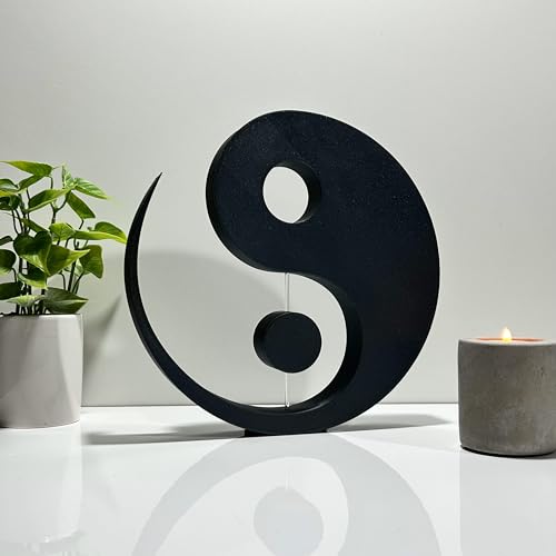 Yin Yang Deko, Yoga Skulptur, Geschenk, Meditation, Figur, Balance, Esoterik, Om, Lotus, Zen, Spiritualität, Feng Shui, Achtsamkeit, Wellness, Boho, Wohnaccessoire, Buddha, Energie, Harmonie, Dekoidee Yin Yang Deko, Yoga Skulptur, Geschenk, Meditation, Figur, Balance, Esoterik, Om, Lotus, Zen, Spiritualität, Feng Shui, Achtsamkeit, Wellness, Boho, Wohnaccessoire, Buddha, Energie, Harmonie, Dekoidee