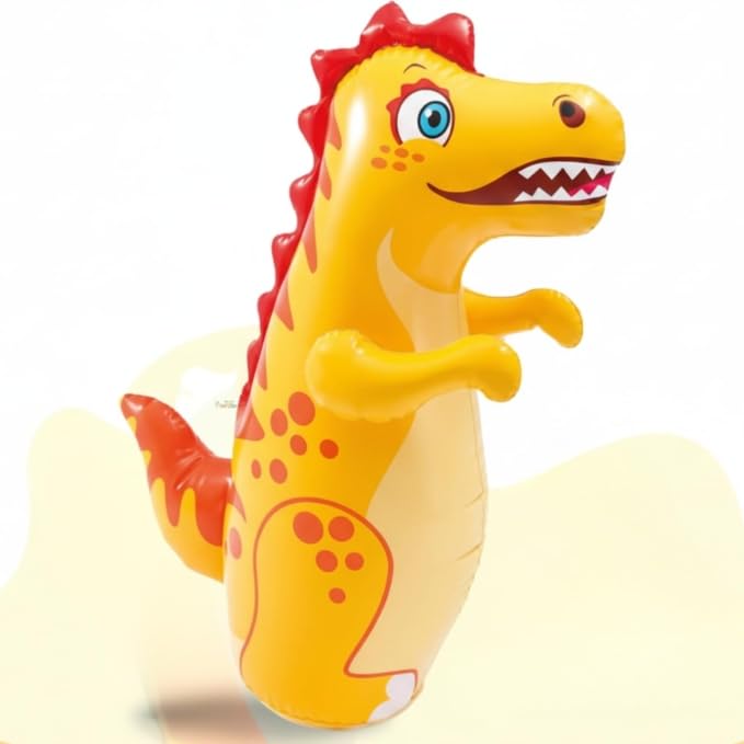 Toy Imagine Inflatable Dinosaur Punching Bag for Kids - 97 cm Tall Bounce Back Action Toy, Leak-Proof Water Base for Stability, Fun Indoor & Outdoor Play-image-40