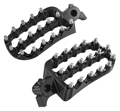 Repose-pieds Tenere 700 large antidérapant pour XTZ Rally noir