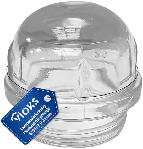 DL-pro Verre Lampe Four Gorenje 639157 - Calotte Vissable 41mm, Compatible Multi-Modèles
