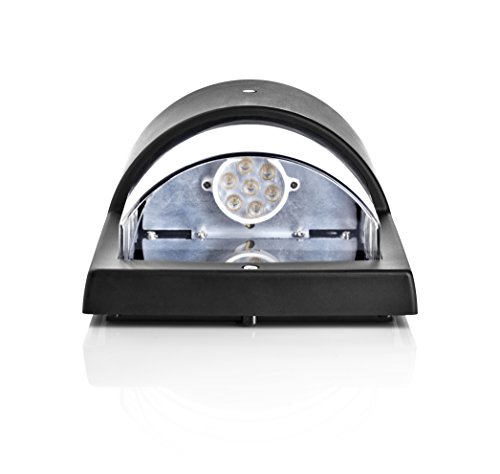 Hyperikon LED Porch Sconce Light Sleek, 6W, Modern Outdoor Wall Lamp, 4000K Daylight, Black, Photocell - Thumbnail 5