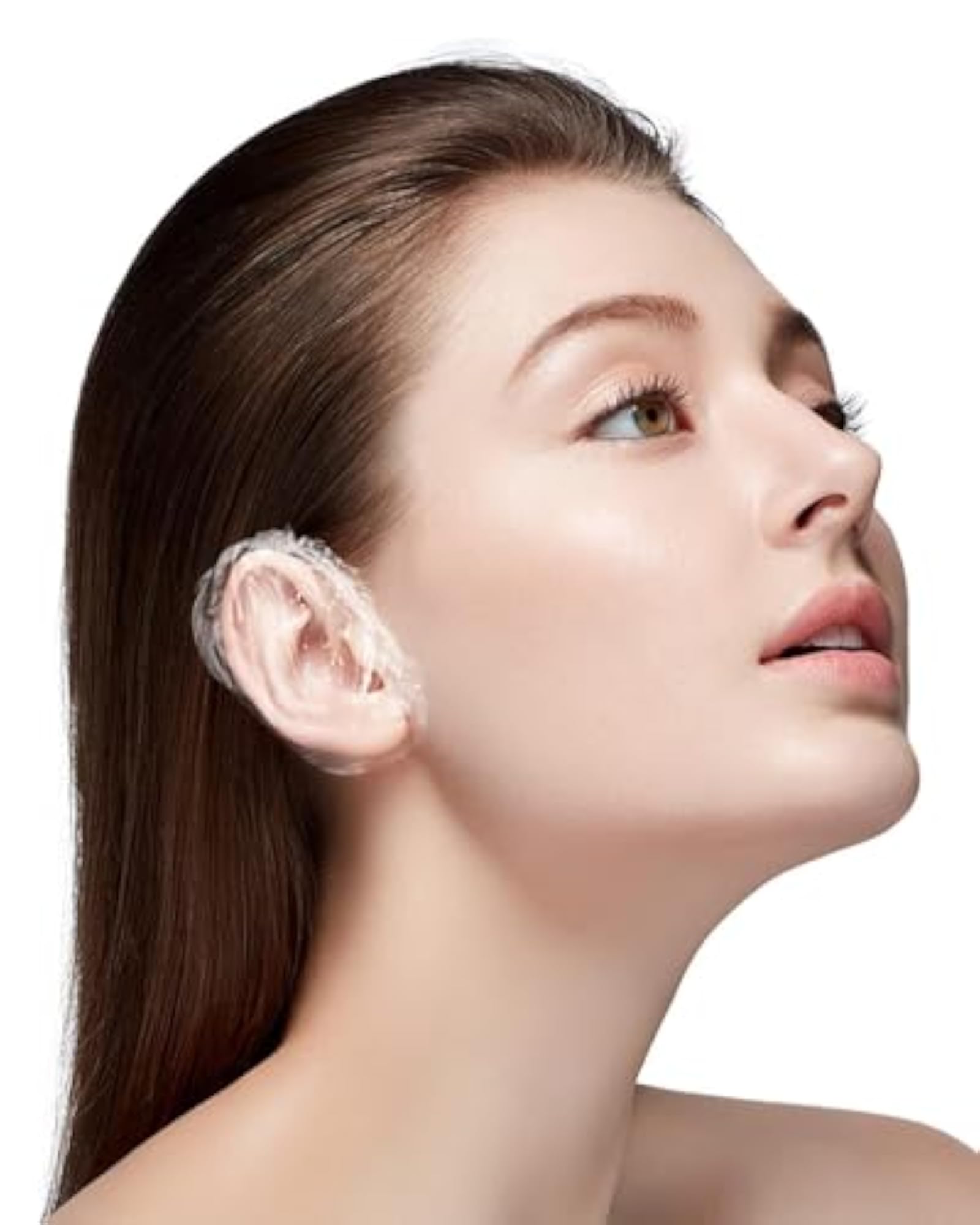 300PCS Baby Ear Protectors for Bathing, Soft Water Shield