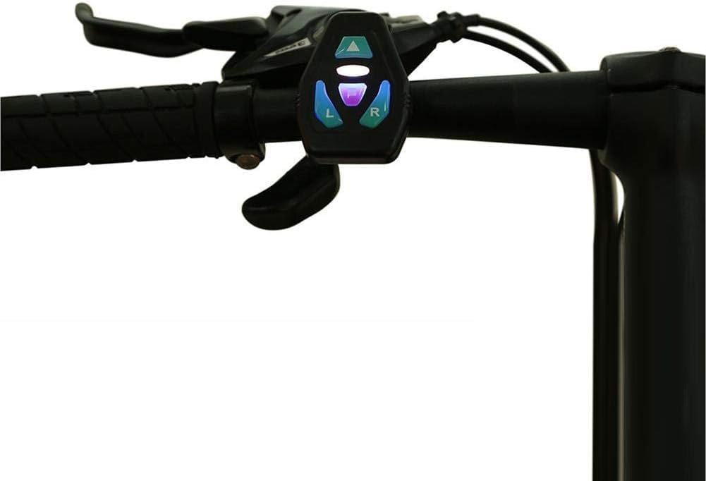Sac à dos de vélo, avec indicateur LED de sécurité, télécommande sans fil, rechargeable par USB, directions réglables, pour la sécurité du cyclisme de nuit