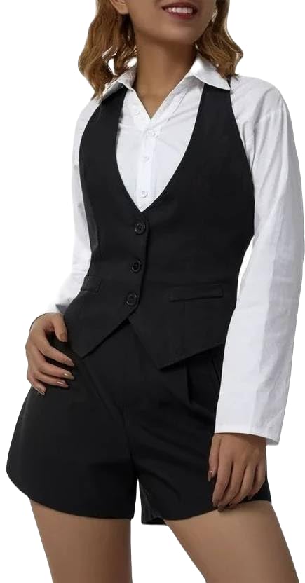 WaistCoat,RegularFit WaistCoat,Black WaistCoat,Cotton Blend WaistCoat,Casual WaistCoat,Office Wear WaistCoat,Women WaistCoat,WaistCoat23.-image-29
