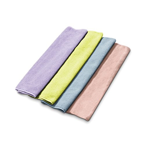 Mery - Pack de 4 Bayetas de Microfibra Ultra Absorbentes, Superresistente, Secado Rápido, Lavables, No Deja Rastro, Limpieza Eficiente y Duradera, Medidas 38x36 cm