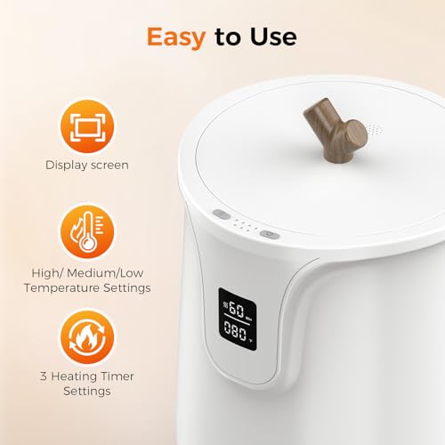 ZAFRO Towel Warmers for Bathroom - Portable Large Warmer Bucket Featuring 3 Heating Modes, Adjustable Timer & LCD Screen, Holds Two Oversized Towels for Hot Tub & Spa by ZAFRO - Image 5