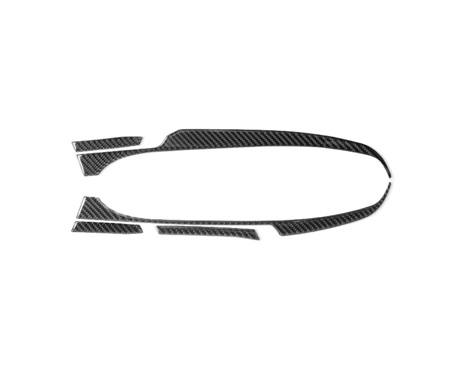 Interior Decal Trim for Toyota GR86 2021- Carbon Fiber Car Seat Adjustment Trim Strip Sticker Decoration Interior Tuning HQGQCEZEK(Carbon Black RHD)