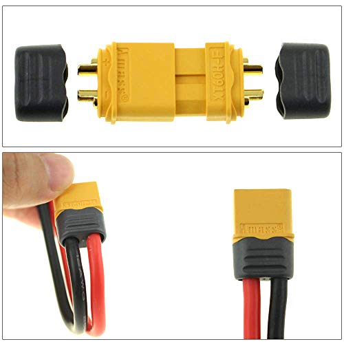 SoloGood Amass 20 Pair XT60H Bullet Connector Plug Upgrated of XT60 Sheath Female & Male Gold Plated for RC Parts by SoloGood - Used condition - Image 5