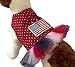 Patriotic Dog Dress, Two Styles. Handmade. Multiple Sizes (S, American Flag)