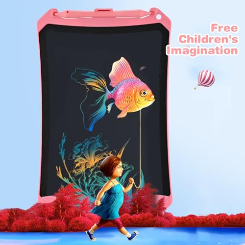 Spielzeug ab 2 3 4 5 6 7 8 Jahre,PINKCAT Valentinstag Kinder Geschenke Maltafel Zaubertafel 8,5 Zoll Beschäftigung Autofahrt Reisespiel Activity Spiel Wassermalbuch Mädchen