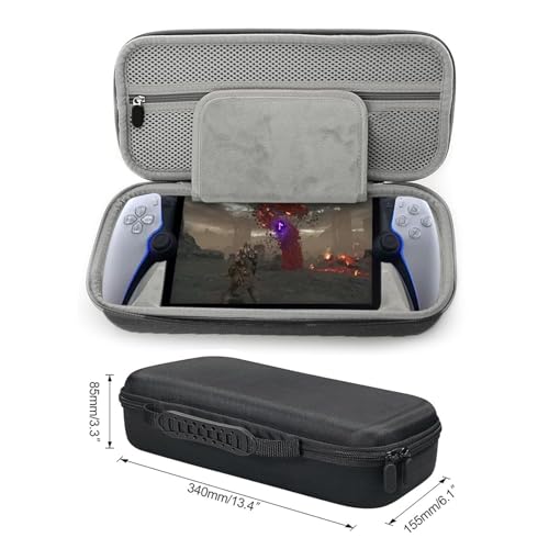 AriKroii Funda PS Portal, Accesorios Case 4 en 1 per PlayStation Portal Remote Player con Funda Transparente, 2 Paquetes de Protector Pantalla de Cristal Templado & 2 Tapas para el Pulgar - imagen 8