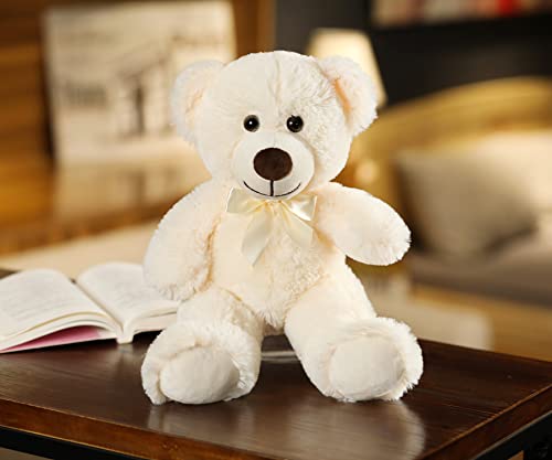 SNOWOLF Bear Plush Cute Stuffed Animal Toys Pillow Bear Doll Gift for Kids Boys Girls Birthday Christmas Valentine's Day (13.7In/35CM)
