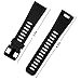 Wizvv Bands Replacement Compatible with Garmin Vivosmart HR, Black Strap with Black Metal Buckle Fitness Sport Wristband, Screwdriver Included
