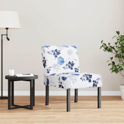 Sophrelle Fauteuil sans accoudoirs Bleu Tissu avec Fleurs,Fauteuils,6.5kg-352461