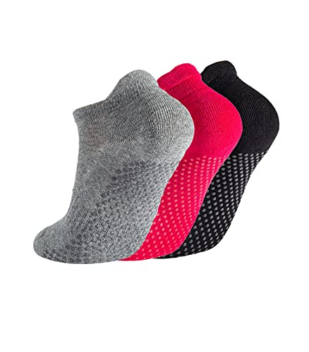 Image of Grip Socks for Women Pilates Non Slip Socks Womens Pilates Socks with Grips for Women Grippers Socks No Slip Socks Women