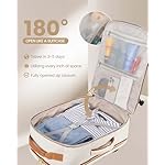 LOVEVOOK 40L Travel Backpack for Women Men,Waterproof Airline Approved Carry On Luggage Travel Essentials,TSA Carry On Backpack Personal Item Travel Bag Suitcase with 3 Packing Cubes,Weekender,Daypack - Image 2