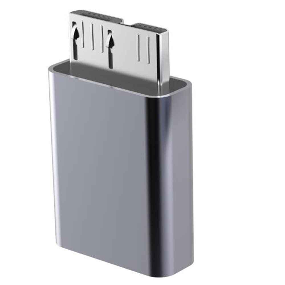 Adaptador Tipo C Hembra A USB 3.0 Micro B, Adaptador Simple USB 3.0