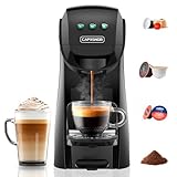 Warriors1 Cafetera Cápsula 4 en 1 para Nespresso OL, Máquina Multicapsulas