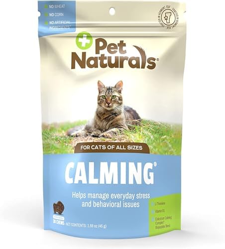 Pet Naturals Calming Chews for Cats, 30 Chews - Behavioral Suppor...