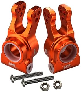 GPM For Losi 1:10 Lasernut U4 Tenacity LOS03028 / Tenacity DB Pro LOS03027V2 Upgrade Parts Aluminum Rear Knuckle Arm - 6Pc Set Orange
