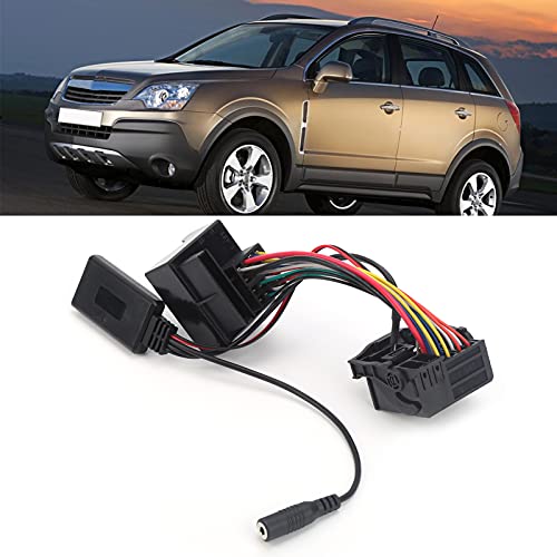 Akozon Bluetooth Adapter,Car Audio Music Adapter, Mikrofonadapter Auxiliary Audio Kabel Auto Mikrofon Adapter Kabel Bluetooth 5.0 AUX Adapter 59,1 Zoll Auto Auxiliary Audio Kabel für CD30 CDC40 CD70