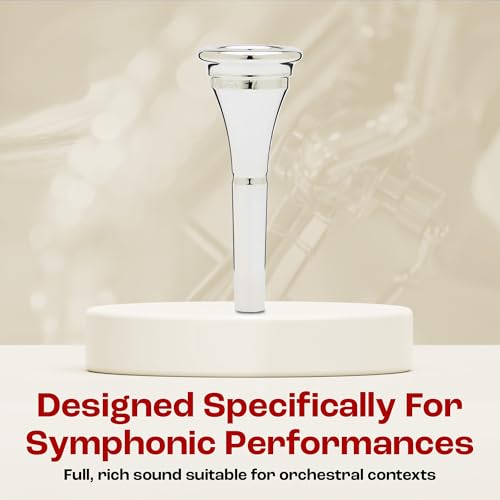 Embouchure cor classique Denis Wick 5885-7 plaquée argent pour flux d'air fluide - 7