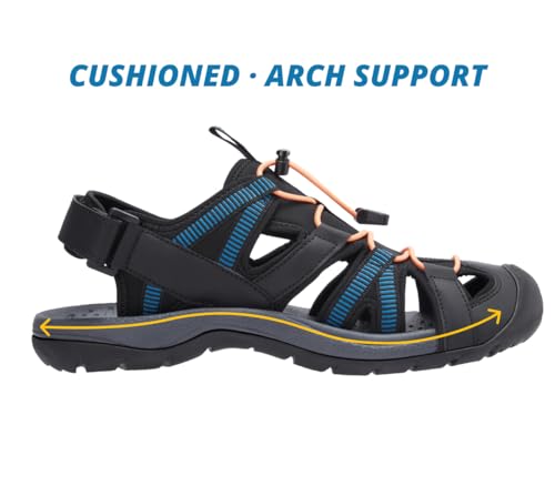 Image of CAMEL CROWN Hiking Sandals for Men Waterproof Closed Toe Water Sandals Athletic Outdoor Sandals Adjustable Summer Sandals for Beach Sport Fishing Walking