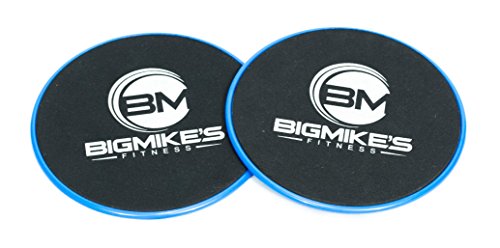 Big Mike's Fitness Gliding Discs - Dual Sided Core Slider - Great Trainer