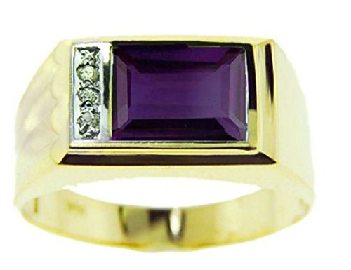 Bague alexandrite argent femme diamant plaqué or jaune véritable