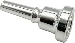 Missmore Bocal de trombone banhado a prata para barítono