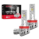 LUDUN H11 Halogen Lampen Auto 12V 60W – Extra Helles 6000K Weißlicht, H11 Scheinwerfer Glühbirnen als zuverlässiger Ersatz – Plug & Play Einbau & lange Lebensdauer, 2 Stück