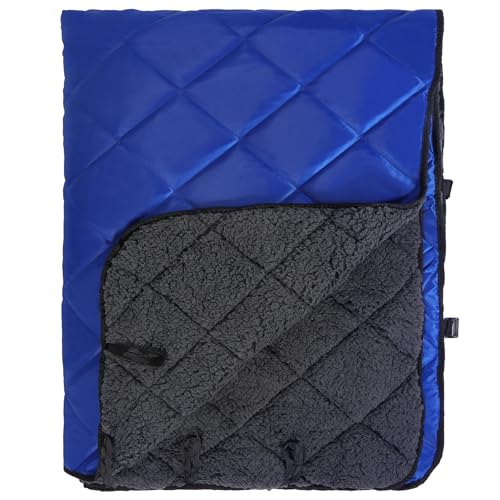 REDCAMP Large Warm Camping Blanket with Sherpa Lining, Cold Weather