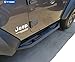 Tyger Auto Star Armor Compatible with 2018-2024 Jeep Wrangler JL 2-Door (Exclude JK) | TG-JA2J2289B | Side Step Rails Nerf Bars Running Boards