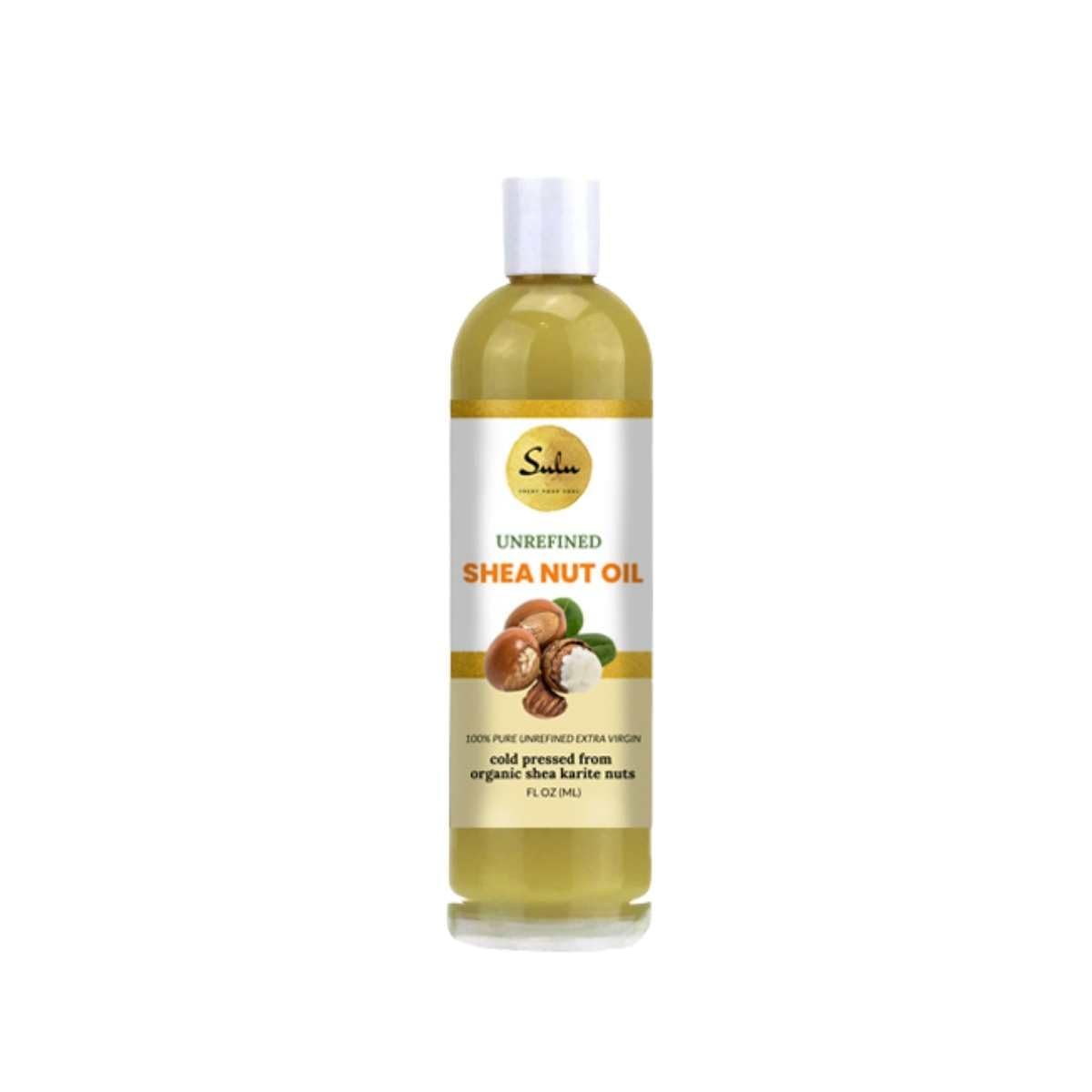 SULU ORGANICS 100% Pure Cold Pressed Unrefined Shea Nut Oil -1 Gallon/128 fluid ounces