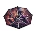 KAAVIYO Music Guitar Skull Umbrella Windproof Automatic Foldable Umbrells Auto Open Close for Men Women Kids