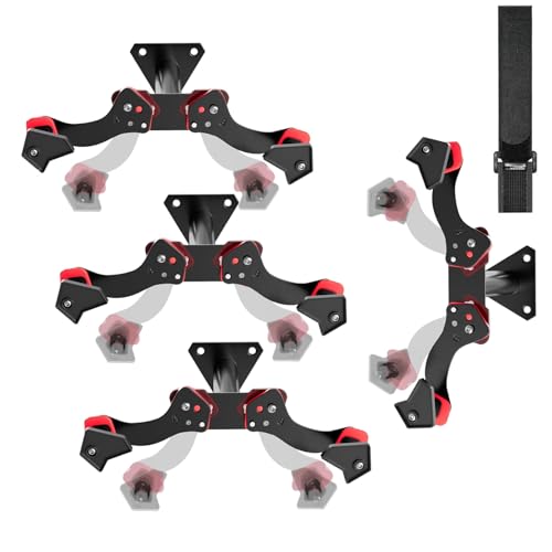 CZMYCBG Soporte de Pared Ajustable para Bicicletas de Montaña y de Carretera: Ahorra Espacio, para Bicicletas en Casa O en El Garaje(4pcs)